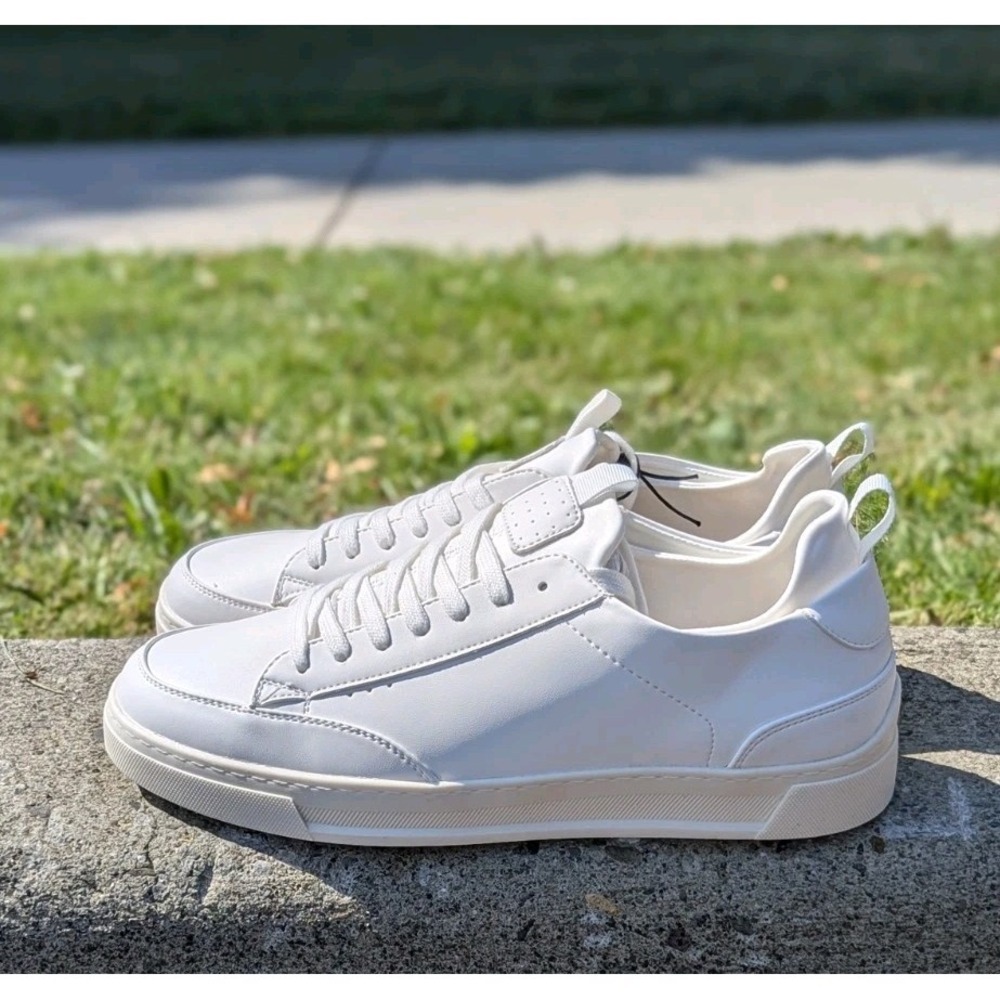 Minimalist Coastal White Court Sneakers Madden NYC Markk Casual Men's 11 NIB